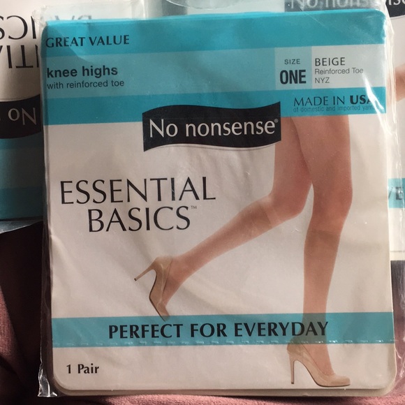 Bundle of knee high beige stocking - Picture 2 of 3